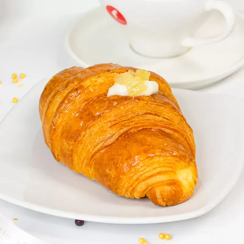 Brioches con ricotta e pera